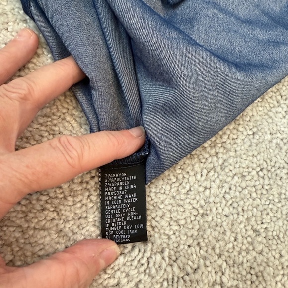 Unique Spectrum Dark Blue Button-Down Shirt Size L - Picture 5 of 7